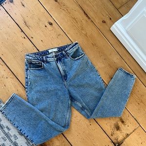 Abercrombie & Fitch Jeans Size 31 The Skinny High Rise Curve Love Mom Jean